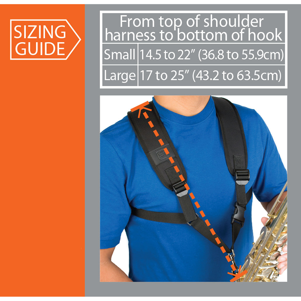 PROTEC Saxophone Dual-Shoulder Strap